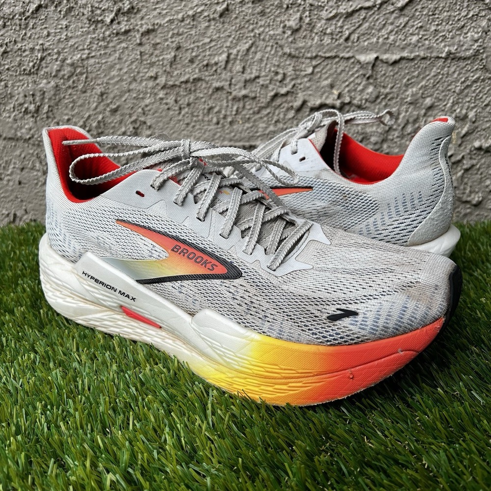 Brooks Shoes Men Size 10 Hyperion Max 2 Low Lace-Up Illusion Coral 1104341D443